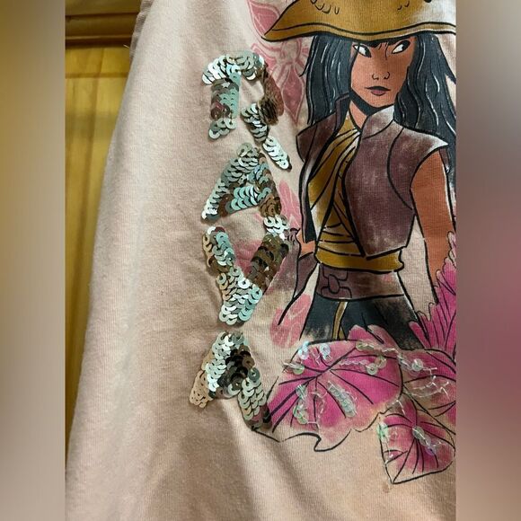Disney Rava sequin embellished tank top size 5 - Picture 3 of 7